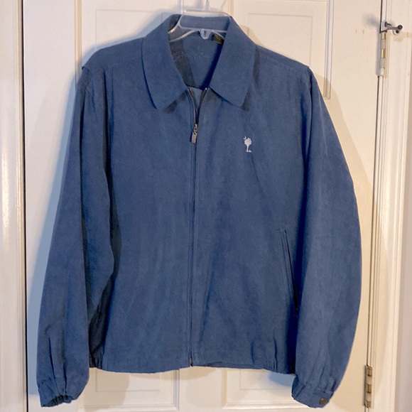 Glen Echo Dusty Blue Golf Jacket - Picture 1 of 8